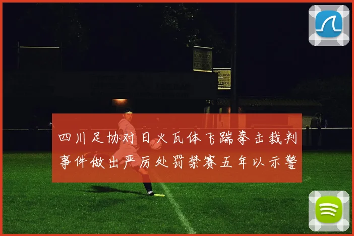 四川足协对日火瓦体飞踹拳击裁判事件做出严厉处罚禁赛五年以示警戒